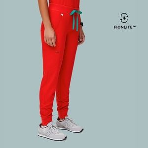 Awesome Red Zamora FIGS Scrub Pants